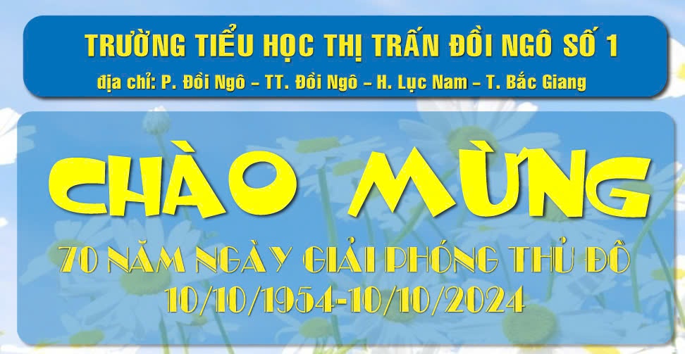 Trường tiểu học thị trấn Đồi Ngô số 1