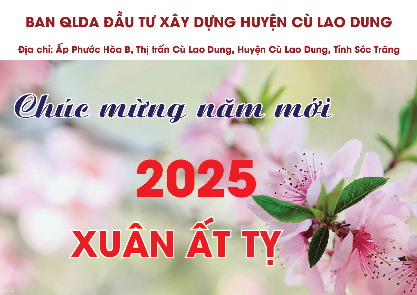 Ban QLDA đầu tư xây dựng huyện Cù Lao Dung