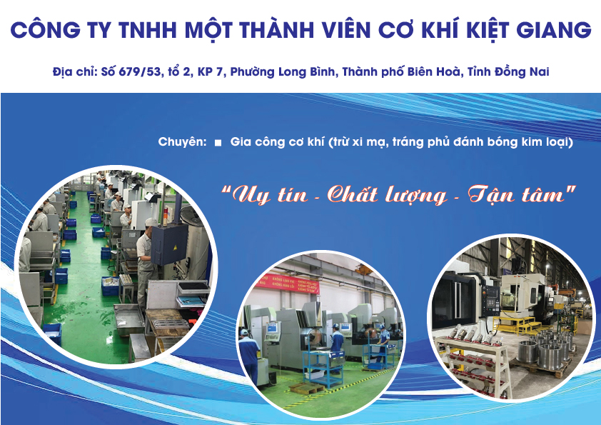 Công ty TNHH MTV cơ khí Kiệt Giang