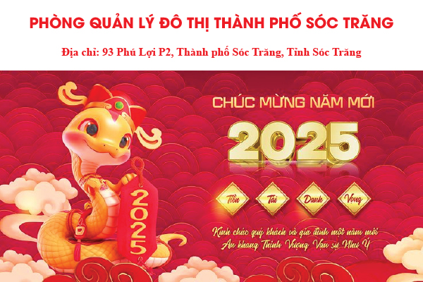 Phòng quản lý đô thị thành phố Sóc Trăng