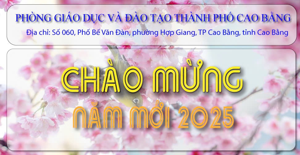 Phòng giáo dục và đào tạo thành phố Cao Bằng