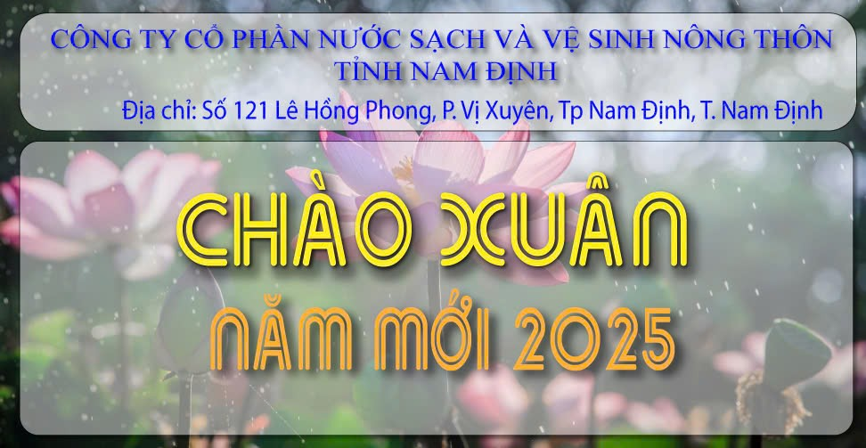 Công ty cổ phần nước sạch và vệ sinh nông thôn tỉnh Nam Định