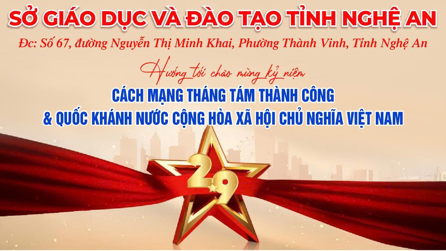 Sở giáo dục đào tạo tỉnh Nghệ An