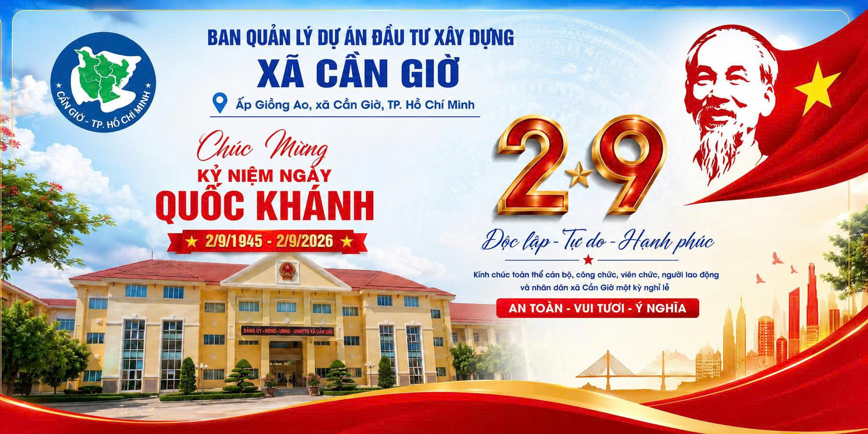 Ban quản lý dự án Đầu tư Xây dựng xã Cần Giờ